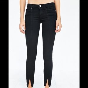 Urban Outfitters BDG Split Ankle Hem Black Jean